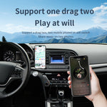 Adattatore Bluetooth 5.4 Ricevitore Bluetooth per auto Supporto per riproduzione disco U da AUX a USB