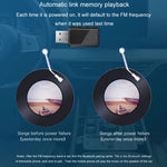 T60 Bluetooth 5.3 Ricevitore Trasmettitore Audio Autoradio USB FM Ricevitore Bluetooth, T60 2 in 1