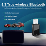 T60 Bluetooth 5.3 Ricevitore Trasmettitore Audio Autoradio USB FM Ricevitore Bluetooth, T60 2 in 1
