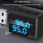 T60 Bluetooth 5.3 Ricevitore Trasmettitore Audio Autoradio USB FM Ricevitore Bluetooth, T60 2 in 1