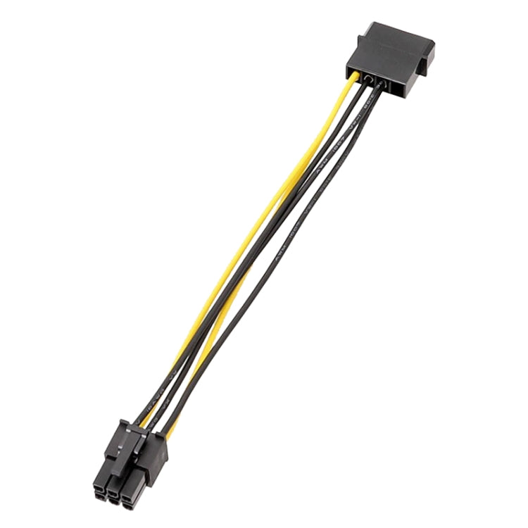 Cavo adattatore per scheda grafica con cavo di alimentazione di grandi dimensioni da 4 pin a 6 pin, 4Pin To 6Pin