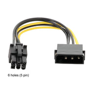 Cavo adattatore per scheda grafica con cavo di alimentazione di grandi dimensioni da 4 pin a 6 pin, 4Pin To 6Pin