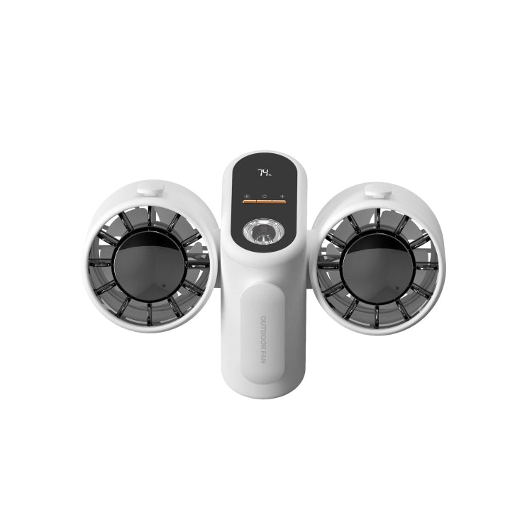 Ventilatore da cintura HX-157 con doppia testa e display LCD