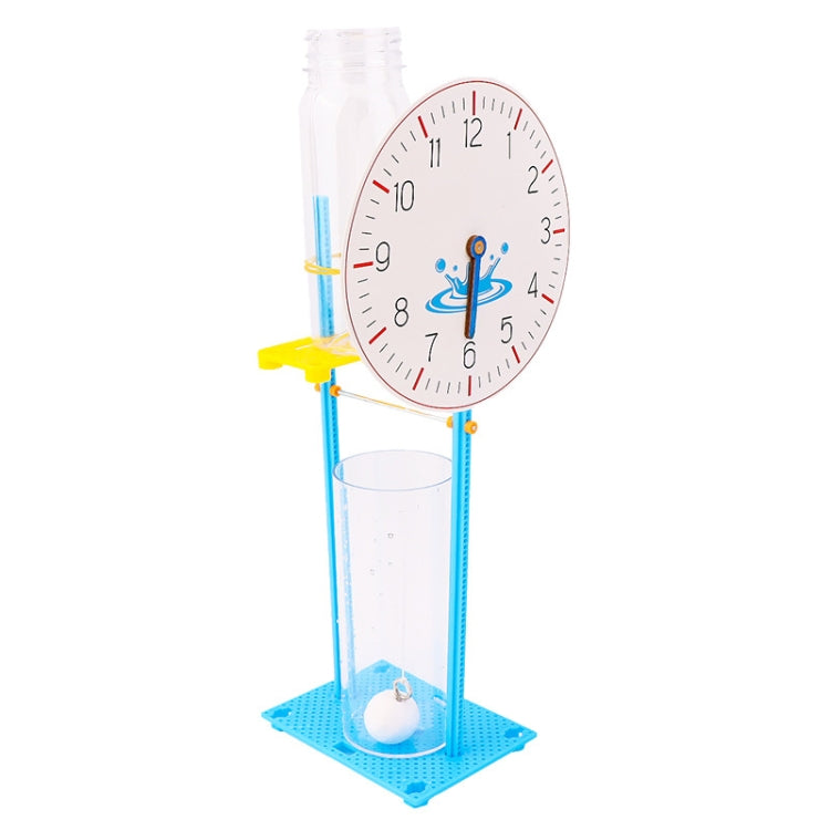 Bambini fai da te gocce d'acqua orologio alunni esperimento scientifico sussidi didattici scienza della fisica puzzle giocattoli, Water Drops Clock
