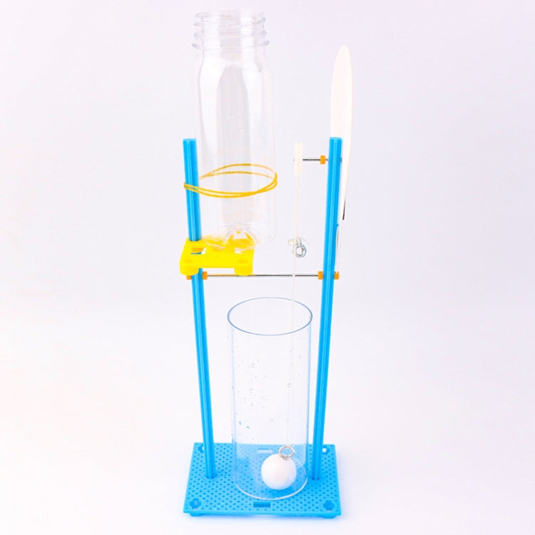 Bambini fai da te gocce d'acqua orologio alunni esperimento scientifico sussidi didattici scienza della fisica puzzle giocattoli, Water Drops Clock