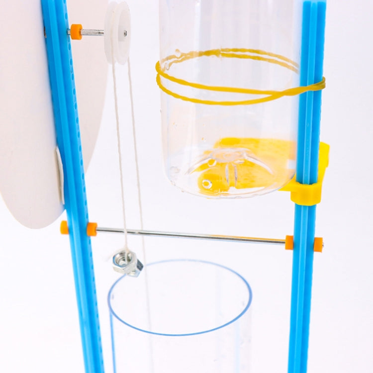 Bambini fai da te gocce d'acqua orologio alunni esperimento scientifico sussidi didattici scienza della fisica puzzle giocattoli, Water Drops Clock