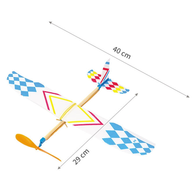 Modello Aeroplano con Elastici Potenza per Bambini 3+