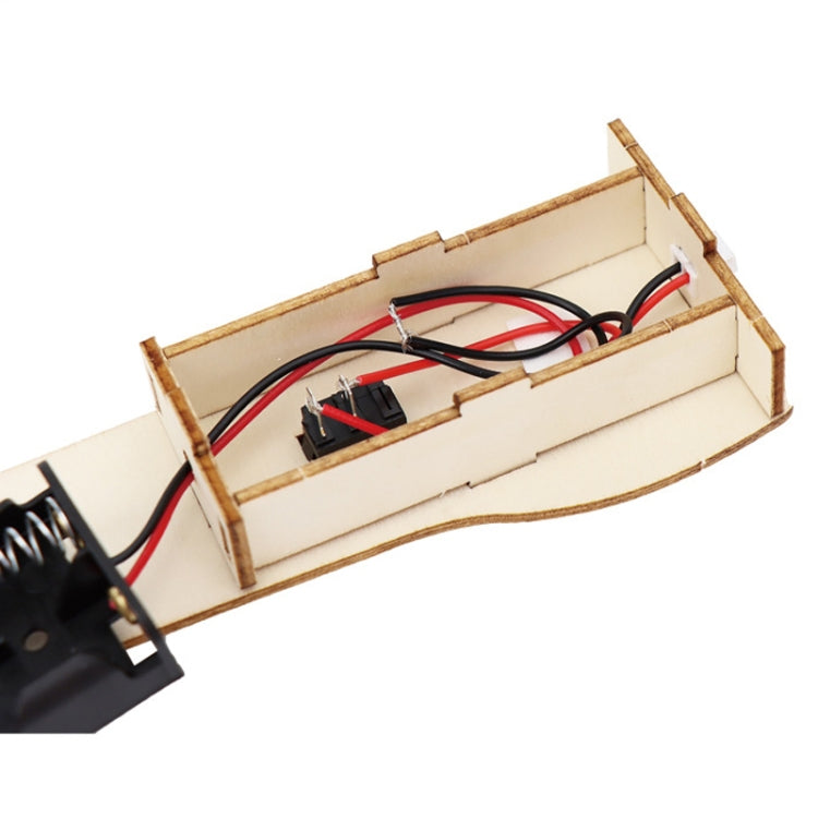 Kit di materiali per giocattoli in legno fatti a mano, torcia elettrica fatta in casa, creatore di attrezzature sperimentali per l'aula, DIY Homemade Flashlight