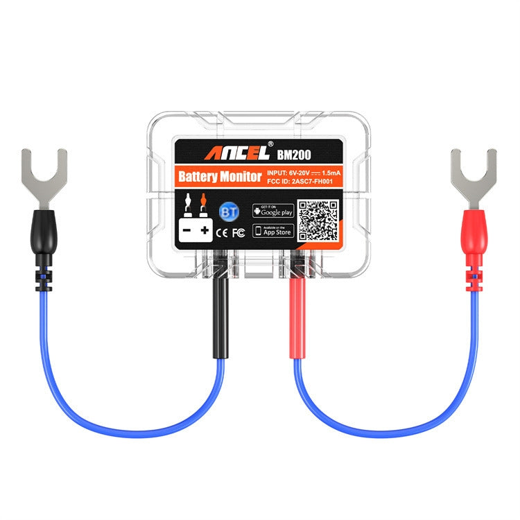 ANCEL BM200 12V Bluetooth 4.2 Tester batteria per strumento di analisi e rilevamento della batteria per auto, BM200
