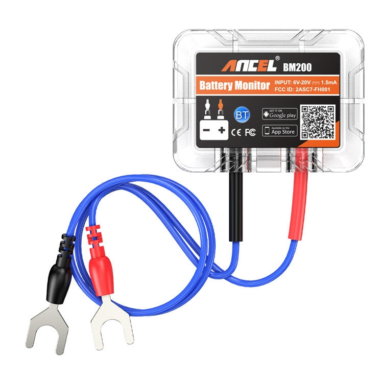 ANCEL BM200 12V Bluetooth 4.2 Tester batteria per strumento di analisi e rilevamento della batteria per auto, BM200