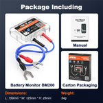 ANCEL BM200 12V Bluetooth 4.2 Tester batteria per strumento di analisi e rilevamento della batteria per auto, BM200