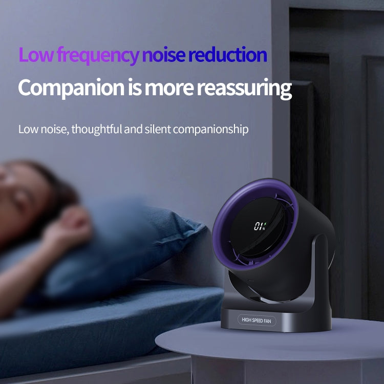 Ventilatore da tavolo USB HX-F315 con display digitale