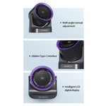 Ventilatore da tavolo USB HX-F315 con display digitale