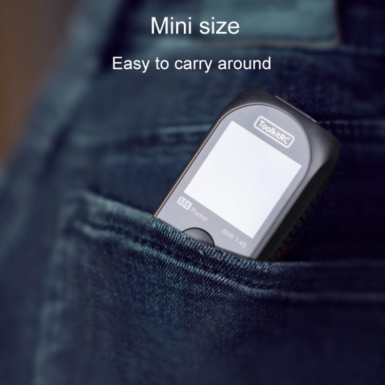 ToolkitRC M4Pocket caricabatterie tascabile per batterie LiPo