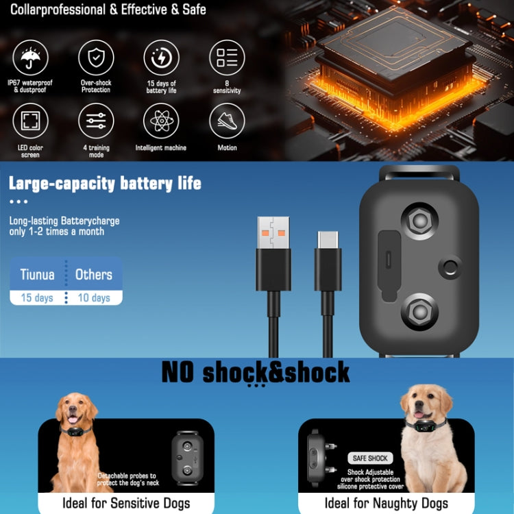 Schermo a colori Stop Bark Dog Trainer Anti Barking Prodotti per animali domestici