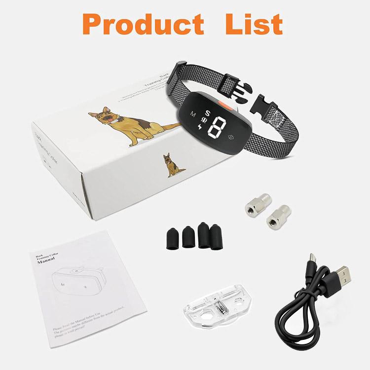 Addestratore di cani intelligente Stop Bark Anti-abbaio Forniture per animali domestici, 7 Training Modes