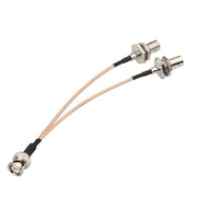 Connettore coassiale BNC maschio a doppio BNC femmina RG316, 15cm, 30cm