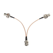Connettore coassiale BNC maschio a doppio BNC femmina RG316, 15cm, 30cm