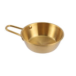 Ciotola per condimento in acciaio inossidabile 304, bottiglia per servire snack e vino di riso, 10.5cm With Handle Silver, 12cm With Handle Silver, 13cm With Handle SIlver, 14cm With Handle Silver, 17cm With Handle Silver, 10.5cm With Handle Gold      ...