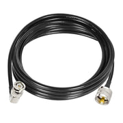 Cavo coassiale BNC maschio ad angolo retto a UHF PL259 maschio RG58, 0.5m, 1m, 2m, 3m, 5m, 8m, 10m