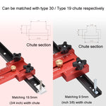 Guida per tagliere sottile con tavolo a rulli per sega da legno Fonson Woodworking, GD704B, GD704C