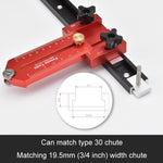 Guida per tagliere sottile con tavolo a rulli per sega da legno Fonson Woodworking, GD704B, GD704C