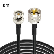 Cavo adattatore BNC maschio a UHF maschio RG58, 0.5m, 1m, 2m, 3m, 5m, 8m, 10m
