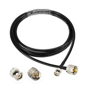 Cavo adattatore BNC maschio a UHF maschio RG58, 0.5m, 1m, 2m, 3m, 5m, 8m, 10m