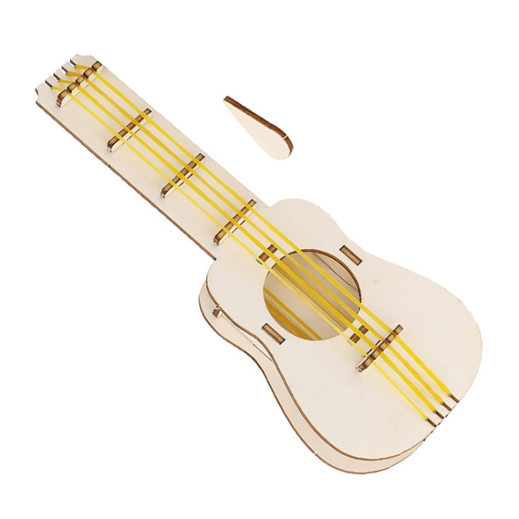 Kit chitarra in legno con elastico per bambini 3+ anni