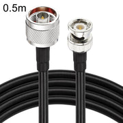 Cavo coassiale RF N maschio a BNC maschio RG8X, 0.5m, 1m, 2m, 3m, 5m, 8m, 10m