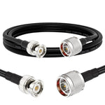 Cavo coassiale RF N maschio a BNC maschio RG8X 0,5-10m