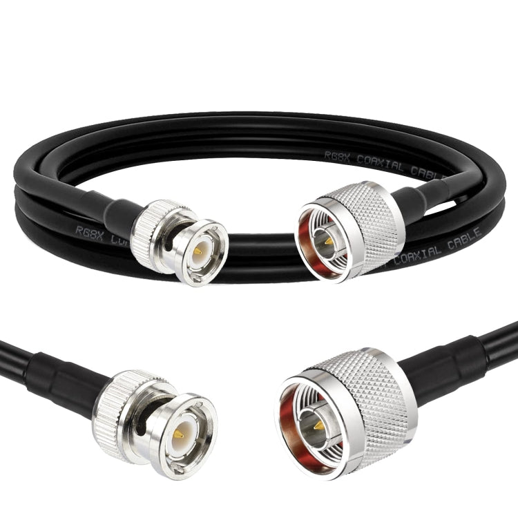 Cavo coassiale RF N maschio a BNC maschio RG8X 0,5-10m