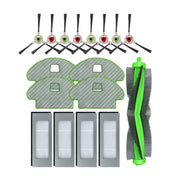 Per iRobot Roomba Combo113 R113840 Accessori per aspirapolvere, Main Brush, 1pair  Side Brushes, Filter, Rag