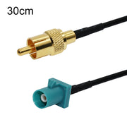 Cavo adattatore RF coassiale da RCA maschio a Fakra Z maschio RG174, 15cm, 30cm, 50cm, 100cm