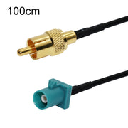 Cavo adattatore RF coassiale da RCA maschio a Fakra Z maschio RG174, 15cm, 30cm, 50cm, 100cm
