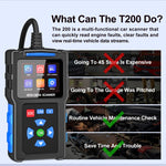 Tester motore OBD2 per strumento diagnostico guasti automobile ELM327, T200