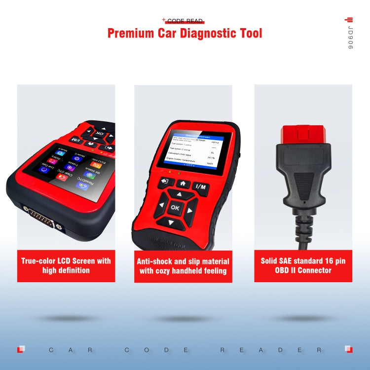 Rilevatore di guasti al motore dell'auto OBD ELM327 Scheda lettore di codici per auto, JD906