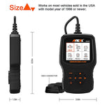 ANCEL AD530 Strumento di test della batteria per auto con schermo da 2,8 pollici OBD2 Tester per motore per auto, AD530