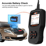ANCEL AD530 Strumento di test della batteria per auto con schermo da 2,8 pollici OBD2 Tester per motore per auto, AD530