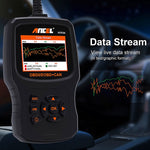ANCEL AD530 Strumento di test della batteria per auto con schermo da 2,8 pollici OBD2 Tester per motore per auto, AD530