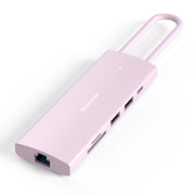 Stazione di docking Blueendless 4K60Hz + Gigabit LAN + Data Type-C, 6-in-1 Gray, 6-in-1 Blue, 6-in-1 Pink, 9-in-1 Reading Card Pink, 9-in-1 Reading Card Gray, 9-in-1 Reading Card Blue