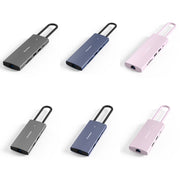 Stazione di docking Blueendless 4K60Hz + Gigabit LAN + Data Type-C, 6-in-1 Gray, 6-in-1 Blue, 6-in-1 Pink, 9-in-1 Reading Card Pink, 9-in-1 Reading Card Gray, 9-in-1 Reading Card Blue