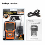 Strumento di diagnosi guasti auto FOXWELL NT301 OBD2 Strumento di lettura codici dati in tempo reale, FOXWELL NT301