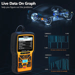Strumento di diagnosi guasti auto FOXWELL NT301 OBD2 Strumento di lettura codici dati in tempo reale, FOXWELL NT301