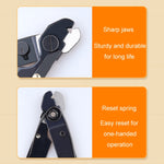 Pinza Miller a ganascia singola per fibra ottica, spelafili per rivestimento cavi, Single Jaw Miller Plier