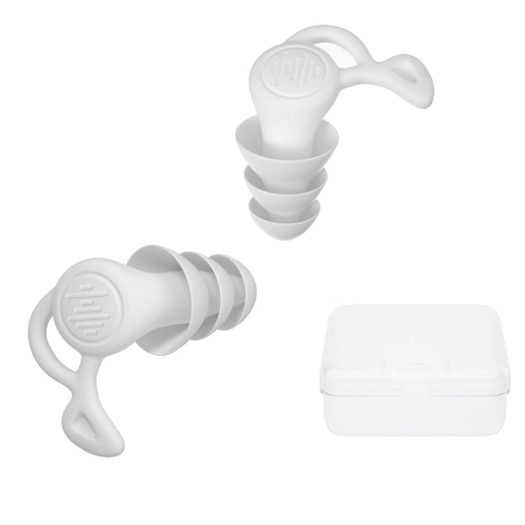 Tappi per le orecchie per dormire con cancellazione del rumore Tappi per le orecchie in silicone a triplo strato per il nuoto, Triple Layer
