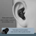 Tappi per le orecchie per dormire con cancellazione del rumore Tappi per le orecchie in silicone a triplo strato per il nuoto, Triple Layer