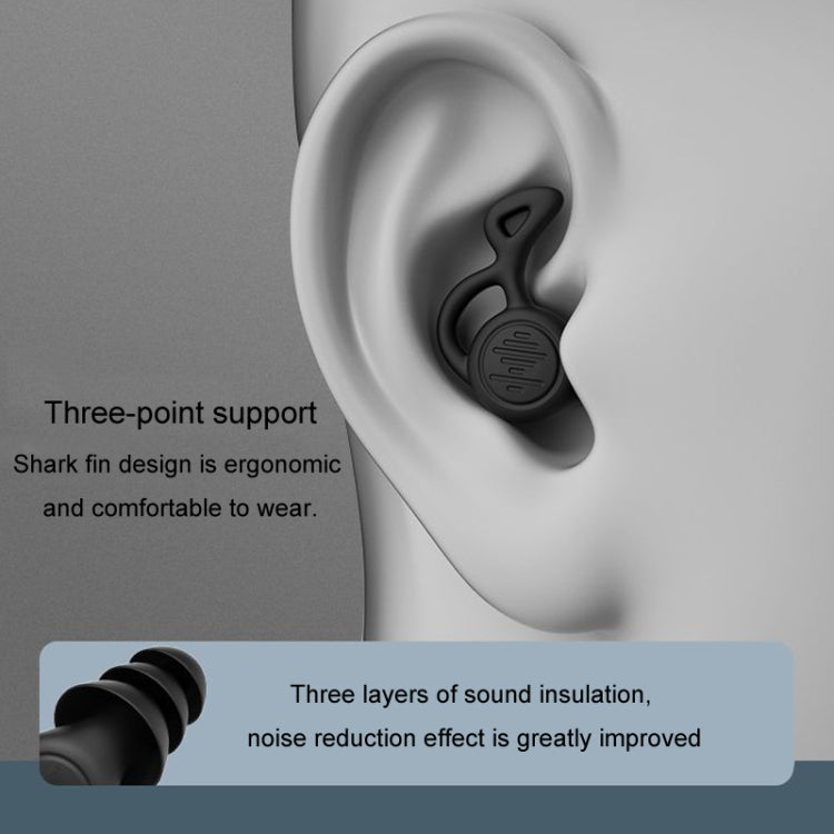Tappi per le orecchie per dormire con cancellazione del rumore Tappi per le orecchie in silicone a triplo strato per il nuoto, Triple Layer