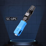 10 pezzi SC-UPC Telecom Grade FTTH Connettore Accoppiatore a giunzione fredda pre-integrato, 60mm