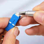 Taglierina portatile per fibra ottica con lama in tungsteno